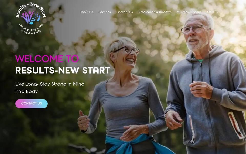 Results New Start website
