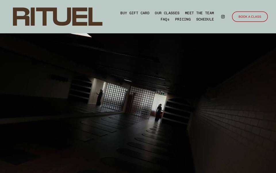 Rituel Pilates website