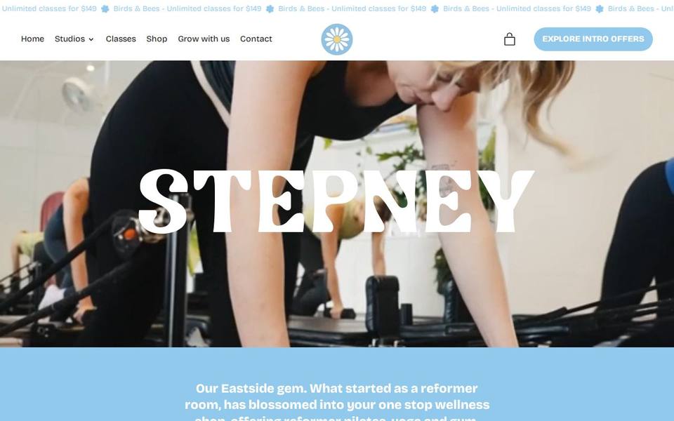 Studio Spring Stepney website