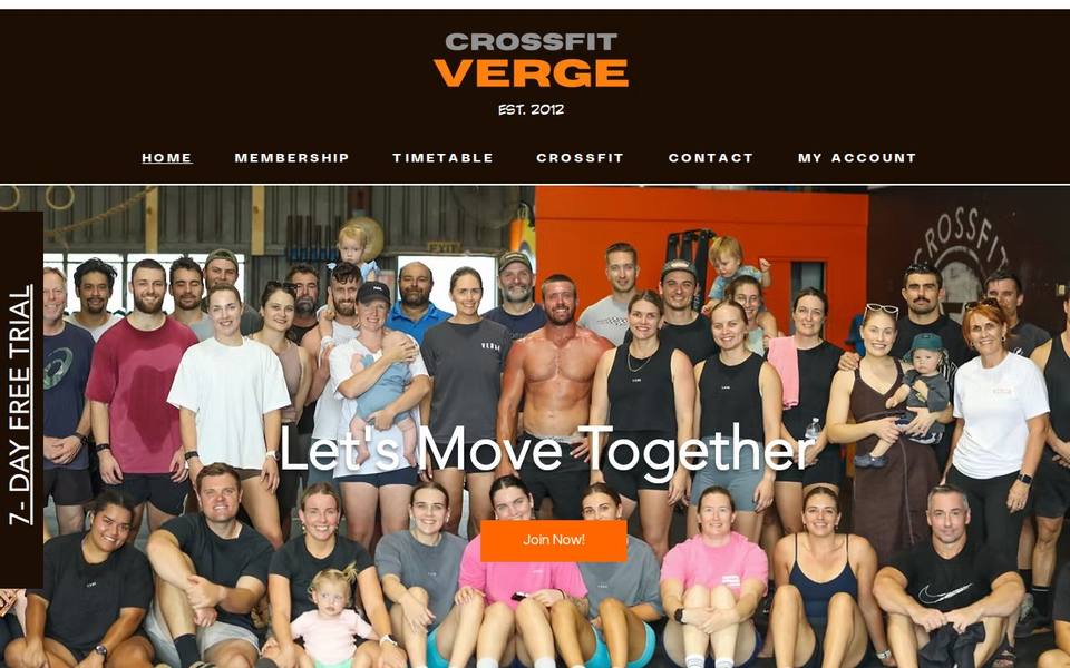 CrossFit Verge website