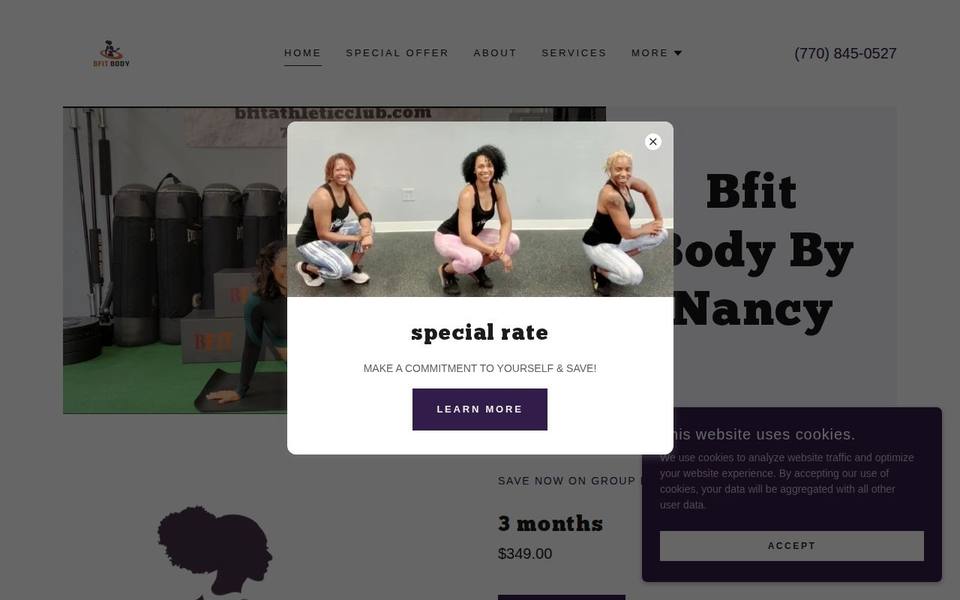 BFitbody Scarborough website