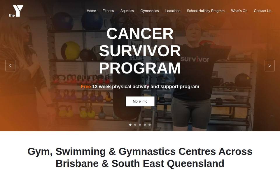 Y-West Fitness Centre website