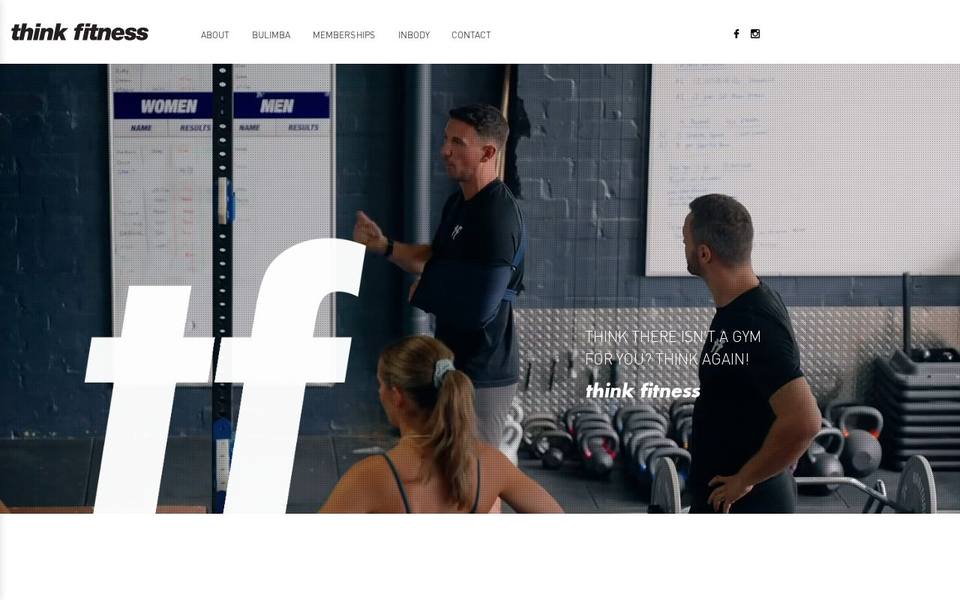 Think 24hr Fitness website