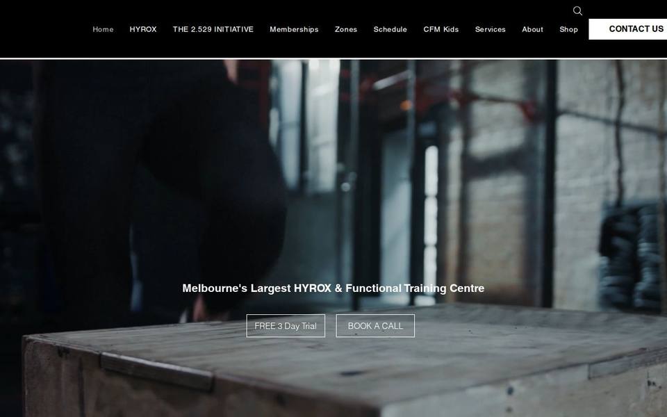 CFM Functional Training website