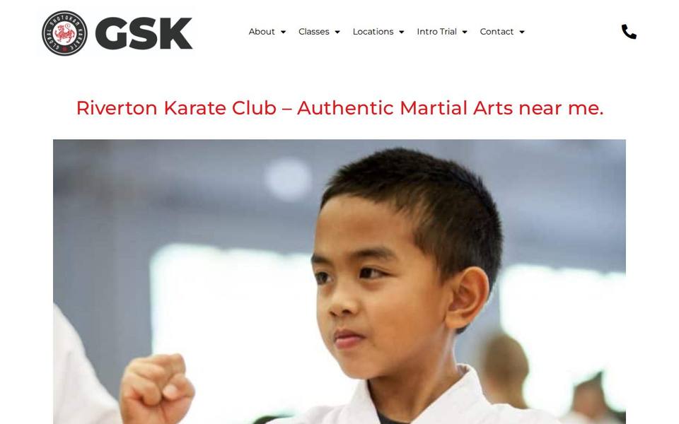 GSK Riverton Karate Club website