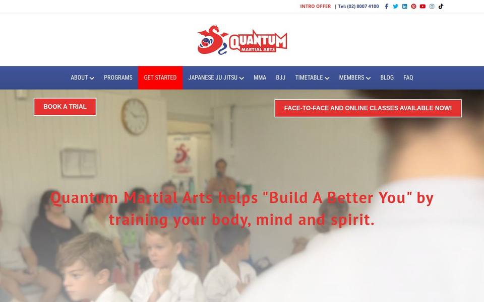 Quantum Martial Arts website