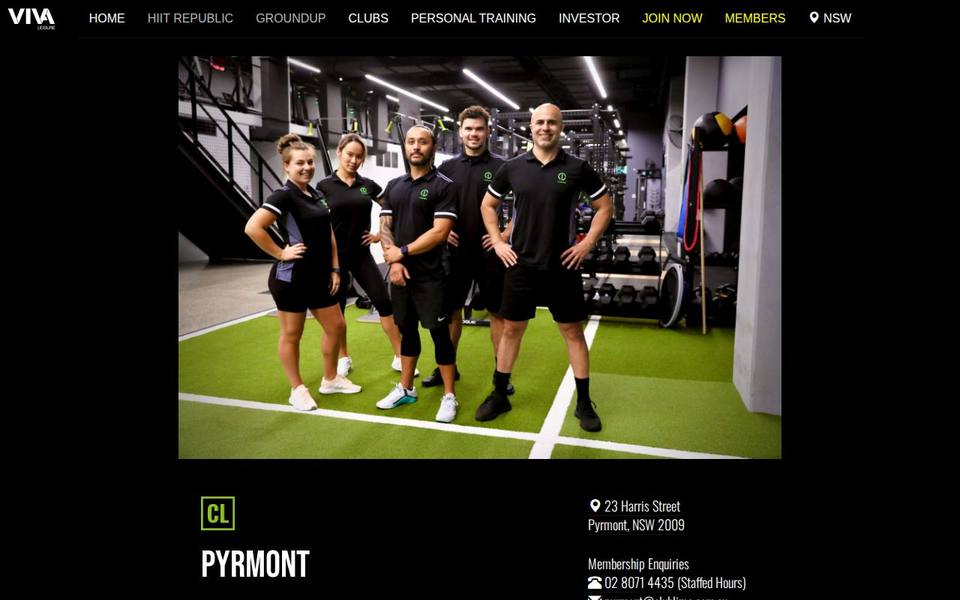 Club Lime Pyrmont website