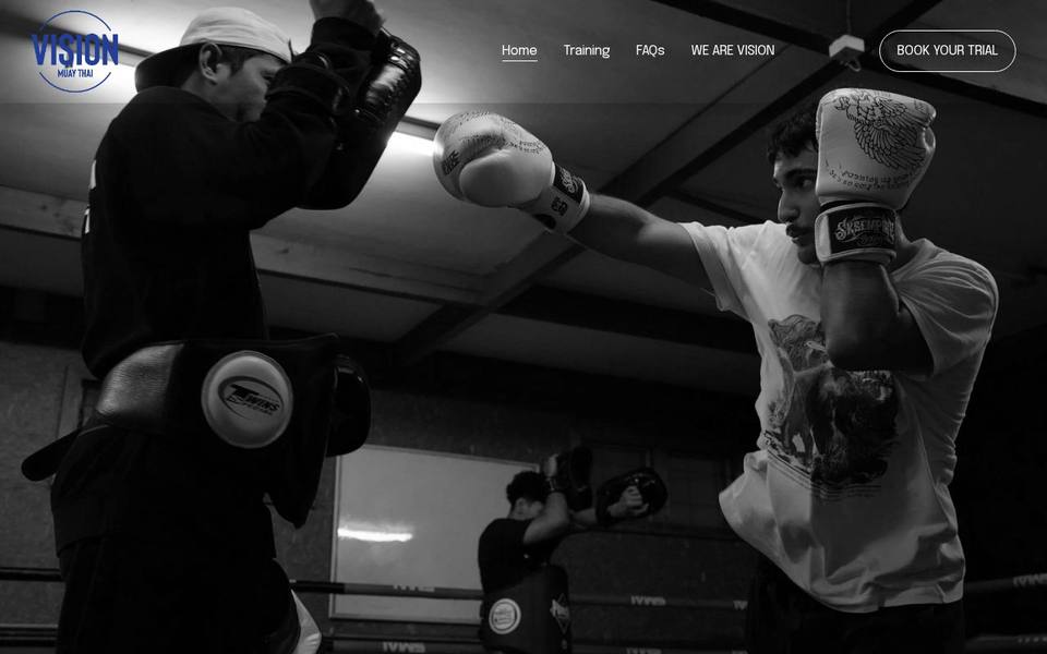 Vision Muay Thai website