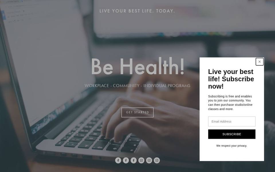 Bamboo Yoga website
