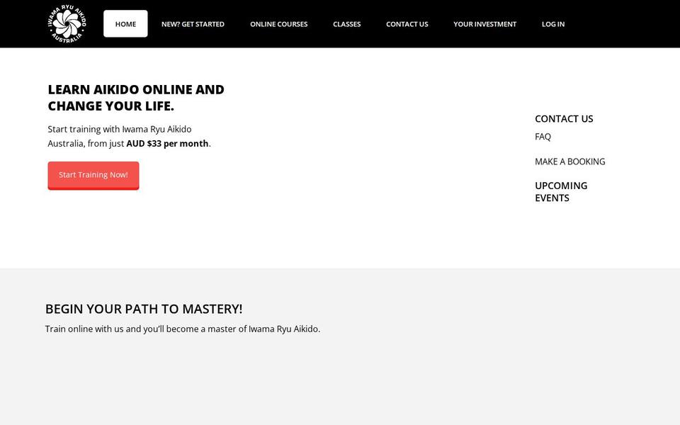 Iwama Ryu Aikido Sale website
