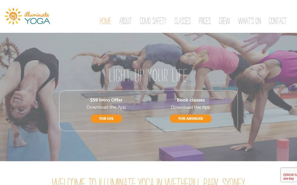 Be One Yoga Wetherill Park website
