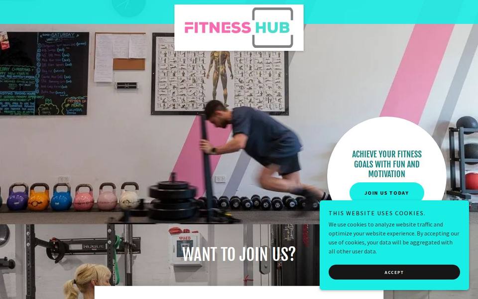 Fitness Hub Camberwell website