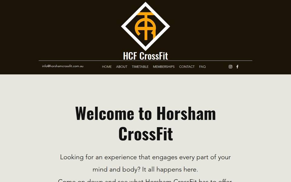 Horsham CrossFit website