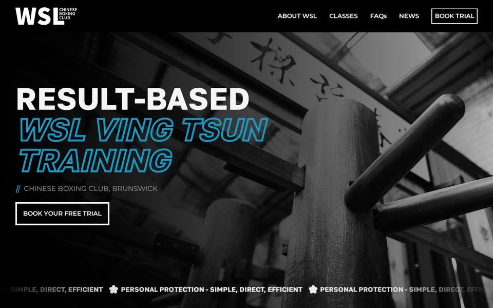 Ving Tsun Chinese Boxing @ Urban Athletic website