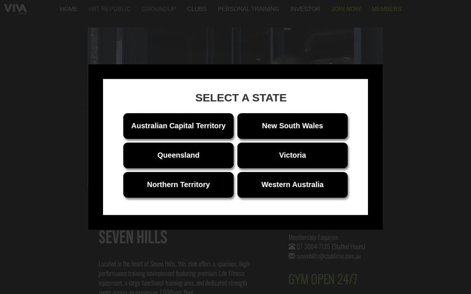 Club Lime Seven Hills website