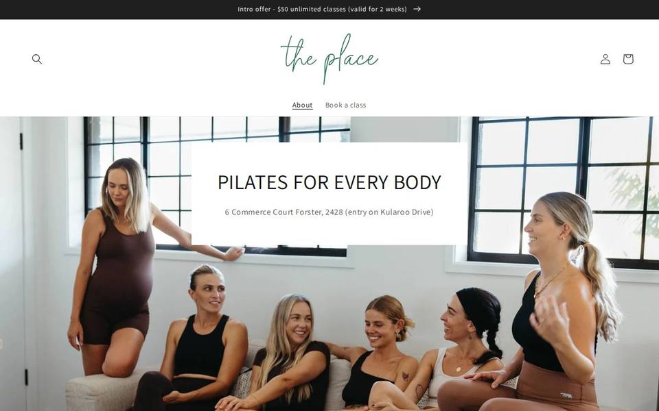 The Place for Every Body website