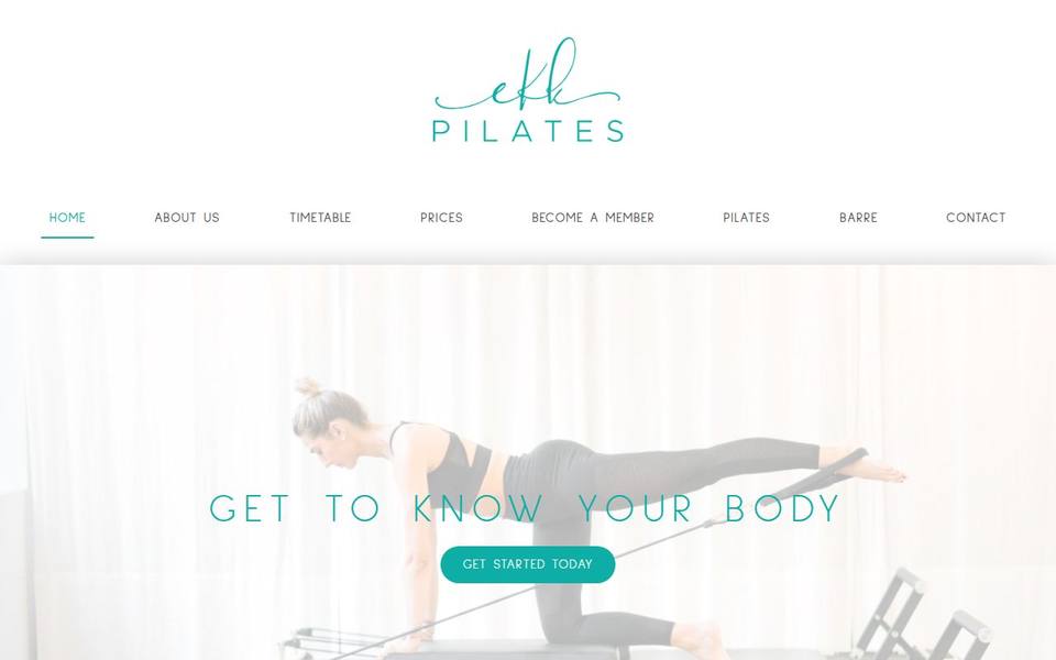EKK Pilates website