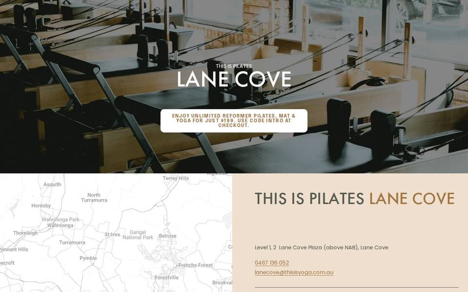 This is Pilates website