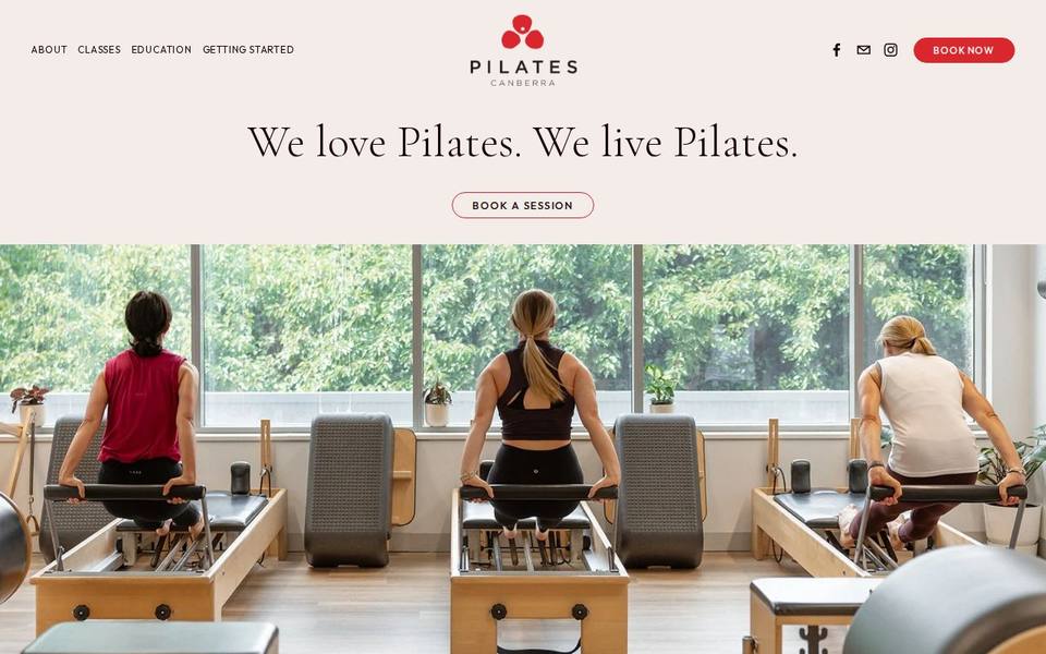 M Body Personal Fitness website