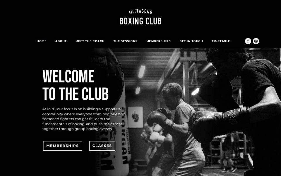 Mittagong Boxing Club website