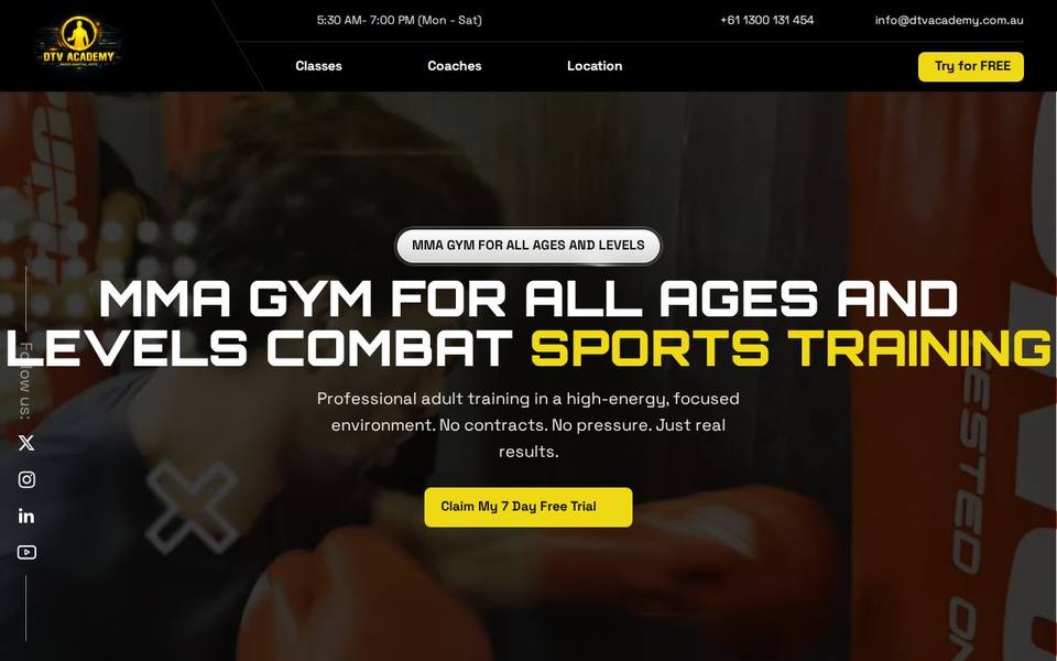 DTV Academy website