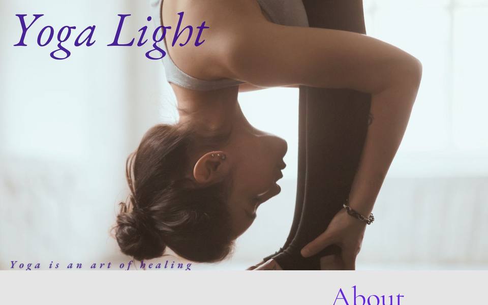 Yoga Light website