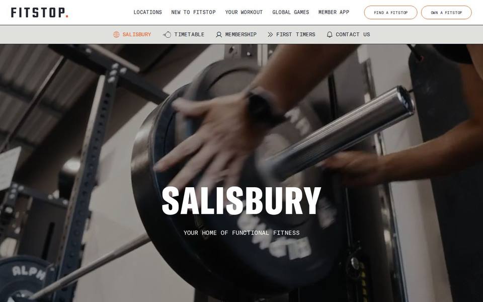 Fitstop Salisbury website