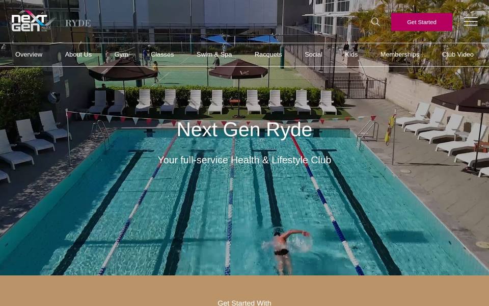 Next Gen Ryde website