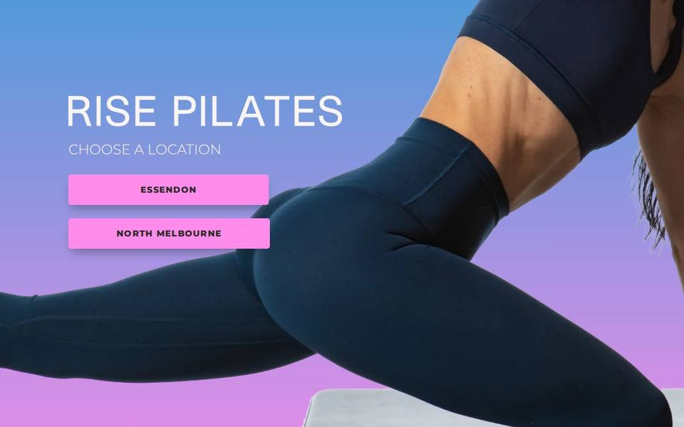 Rise Pilates website