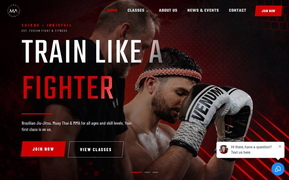 The M A Connection website