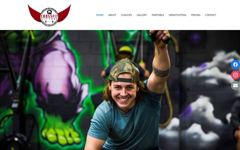 CrossFit Altitude website