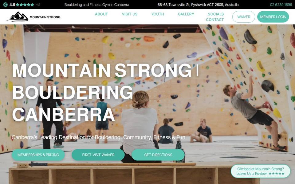 Mountain Strong website