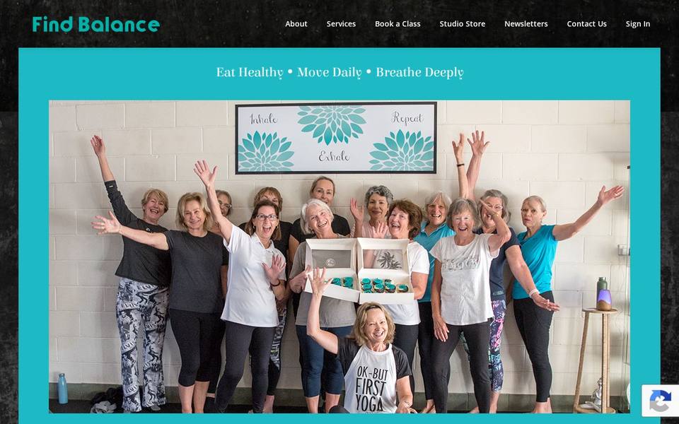 Find Balance website