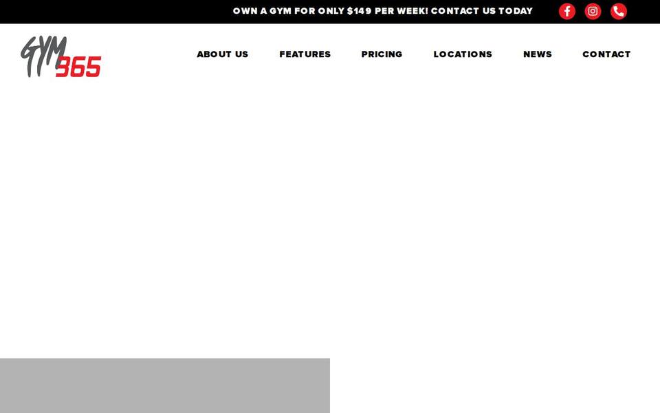 Gym365Trailer website