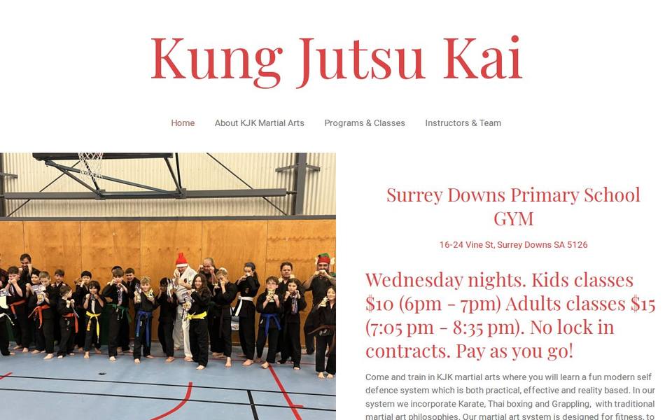 Kung Jutsu Kai website