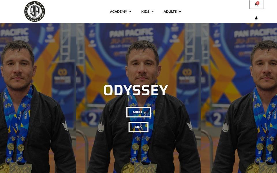 Odyssey Jiu Jitsu Academy website