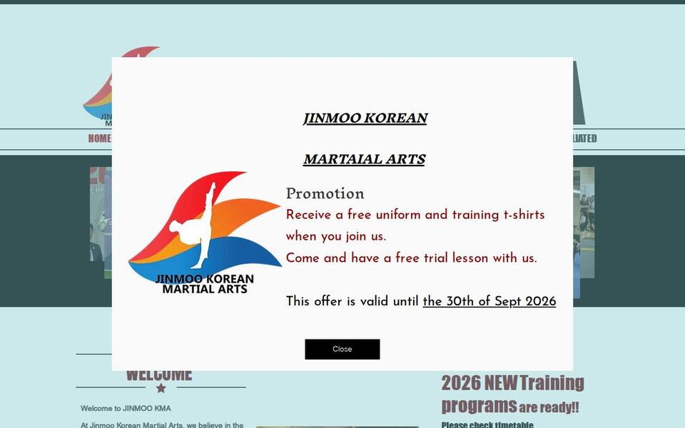 Jinmoo Korean Martial Arts website