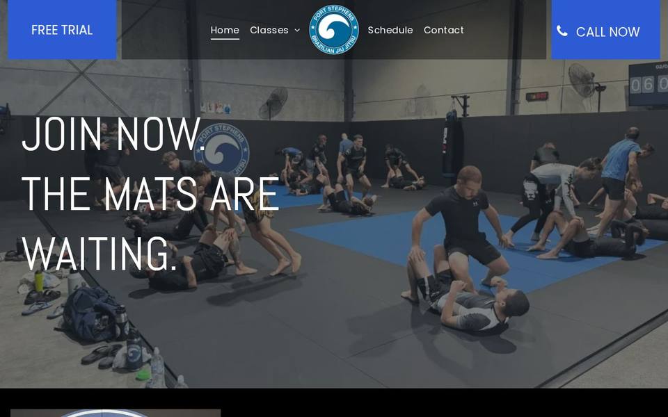 Port Stephens Brazilian Jiu Jitsu website
