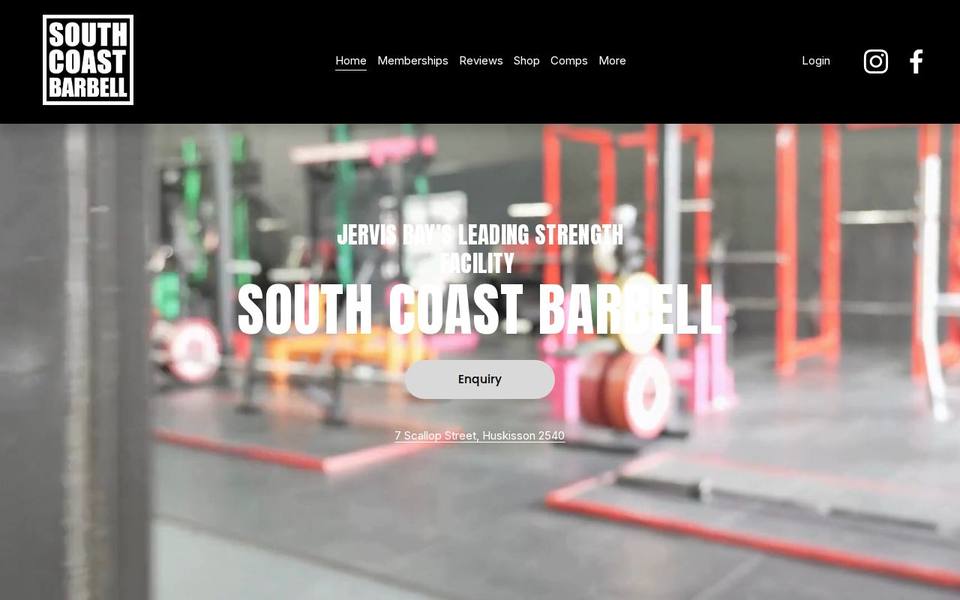 South Coast Barbell website