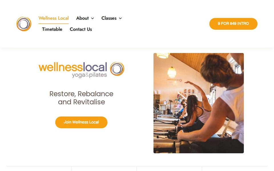 Wellness Local Mortlake website