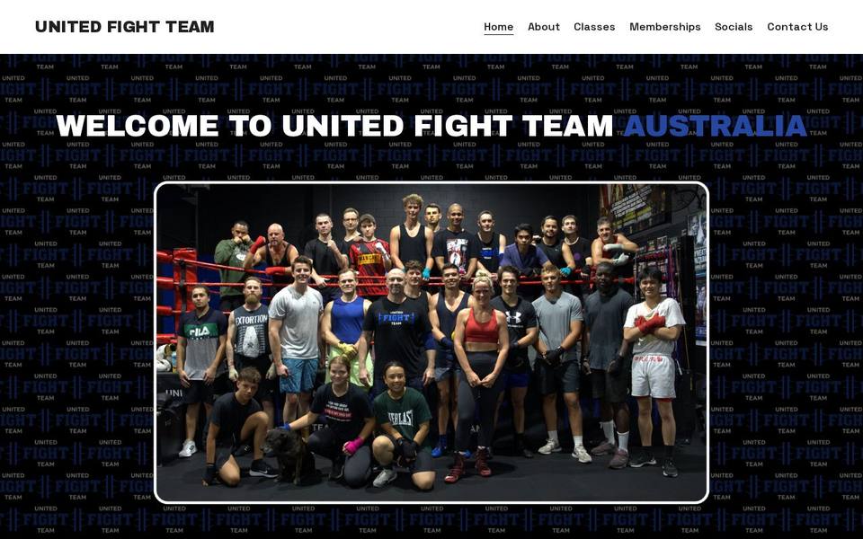 United Fight Team website