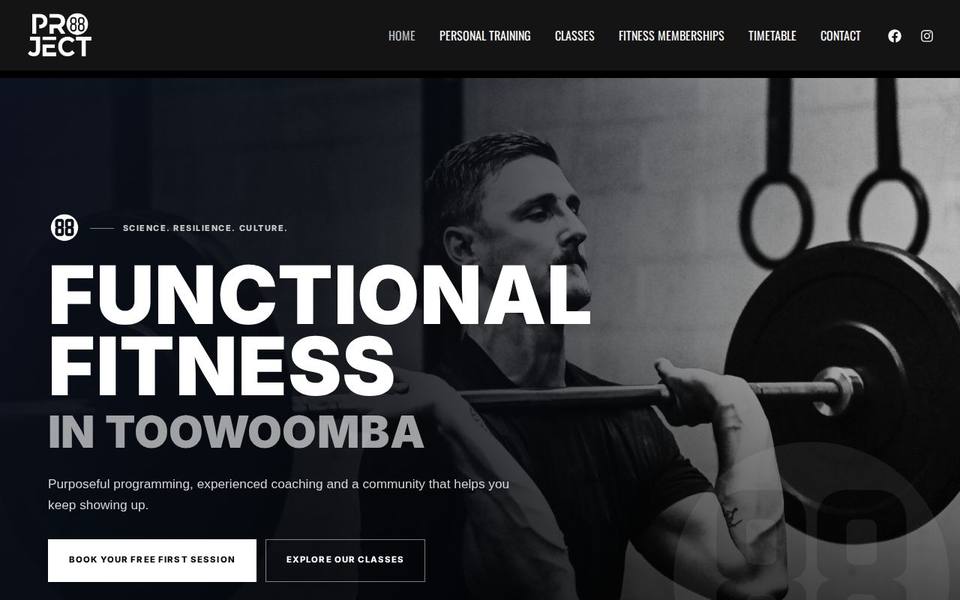 Project 88 website