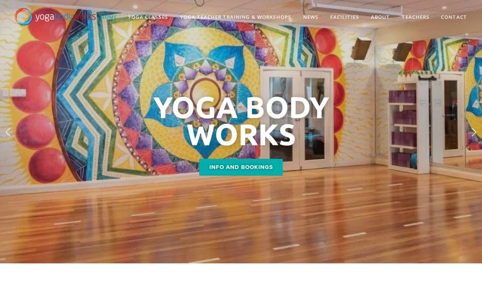 Yoga Body Works website
