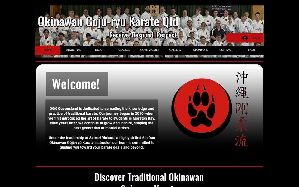 Okinawan Goju-ryu Karate Queensland website