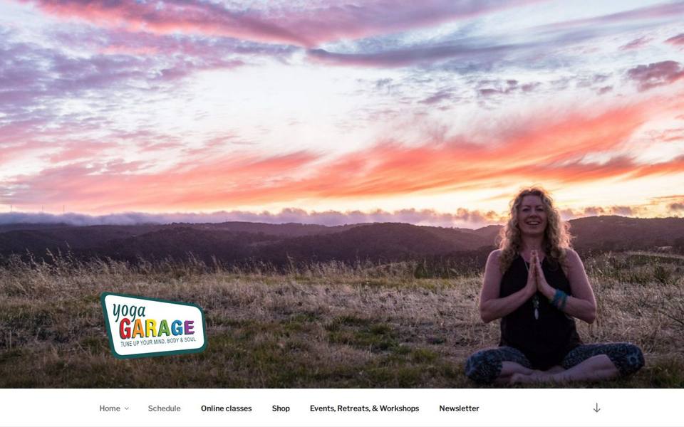 Yoga Garage website