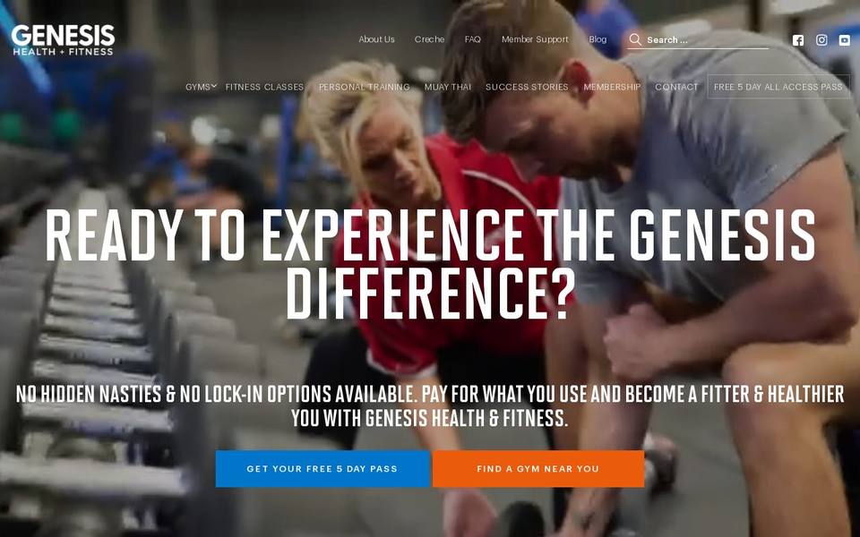 Bailey Fitness website