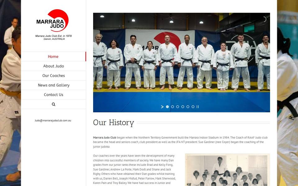 Marrara Judo Club website