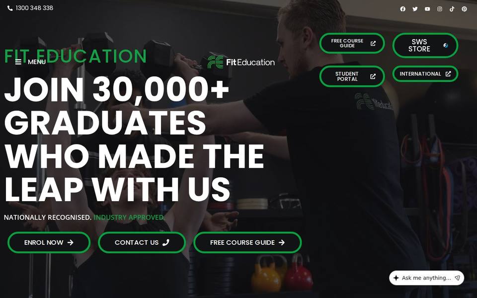 Fitnance website