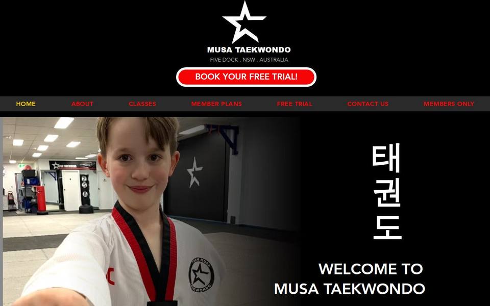 Musa Taekwondo website