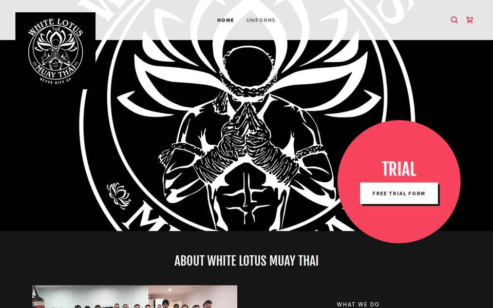 White Lotus Muay Thai website